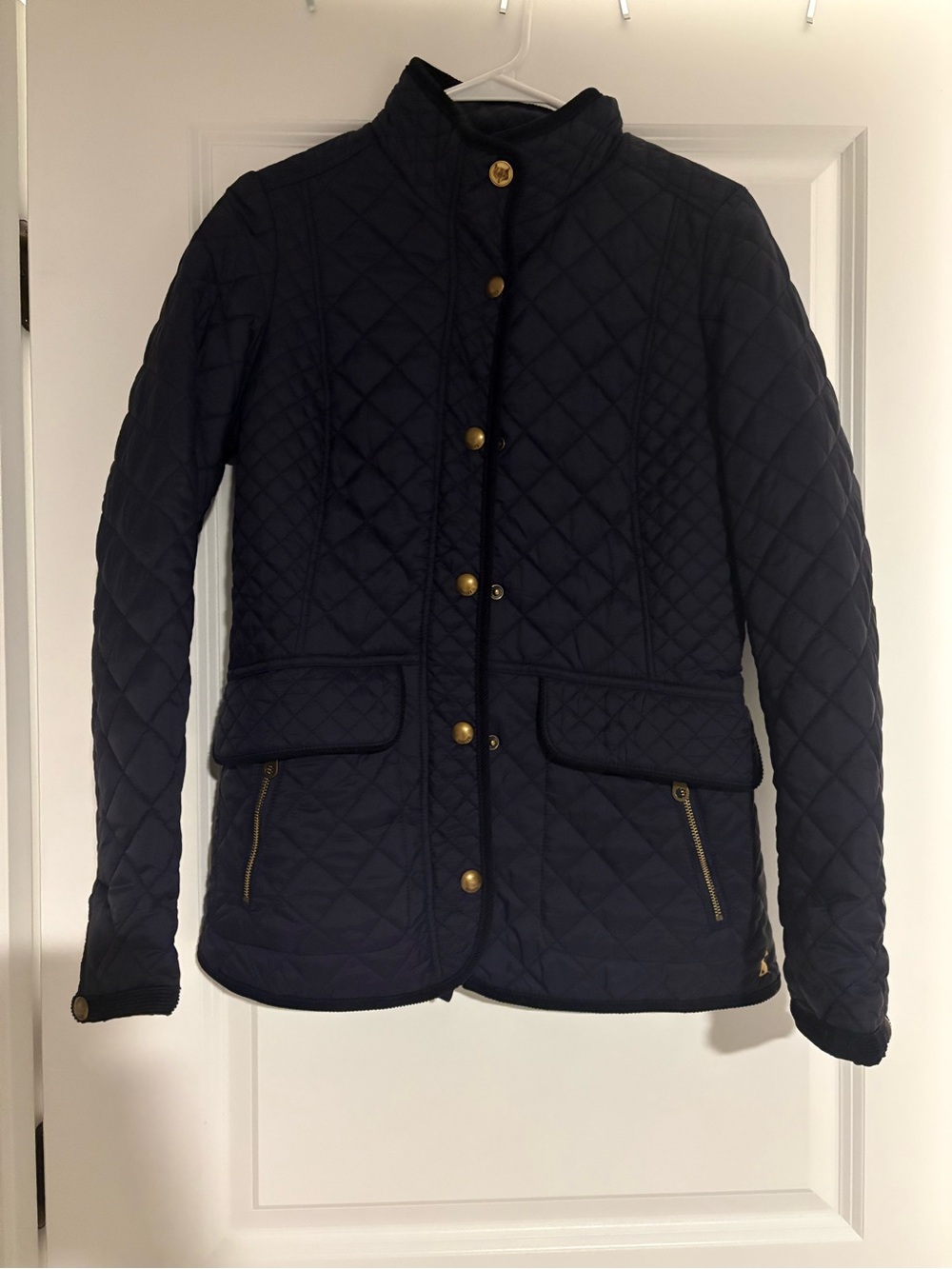Quilted Women's Jacket in Navy